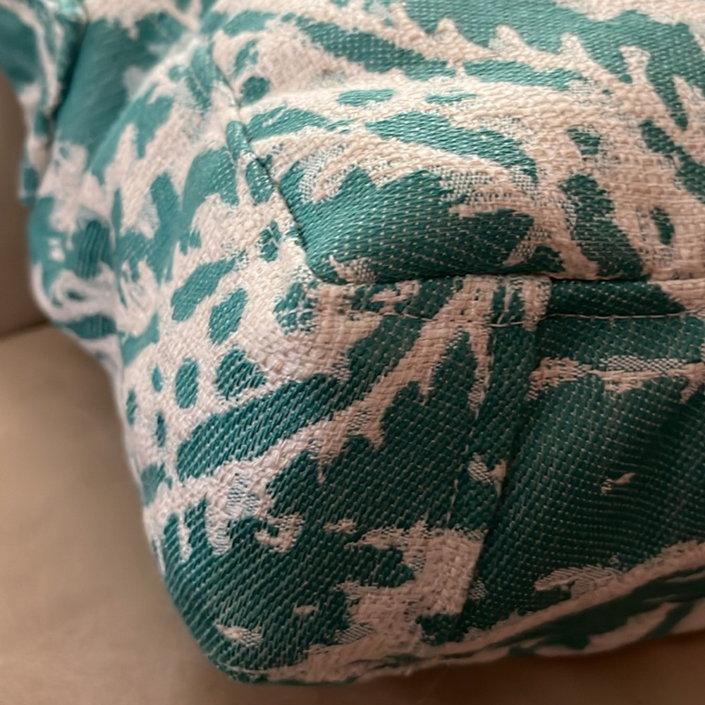 Hand made Turquoise Patterned Bag - Picture 3 of 7
